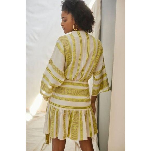 NWT Anthropologie Devotion Twins Belted Mini Dress Size Small - Picture 3 of 8